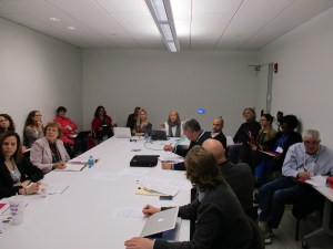 Carolyn at ACME delivering presentation